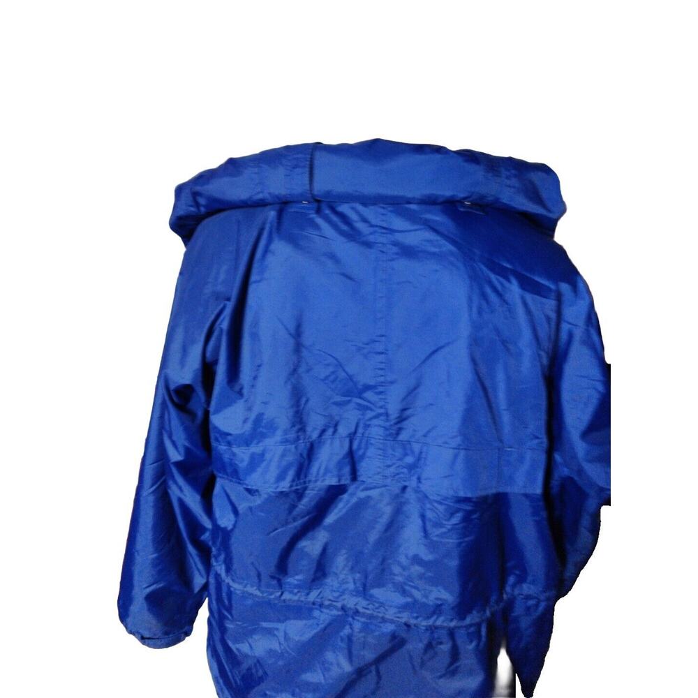 Helly Hansen Packable lined Jacket lWindbreaker Hooded Waterproof Men's Blue M - Picture 5 of 11